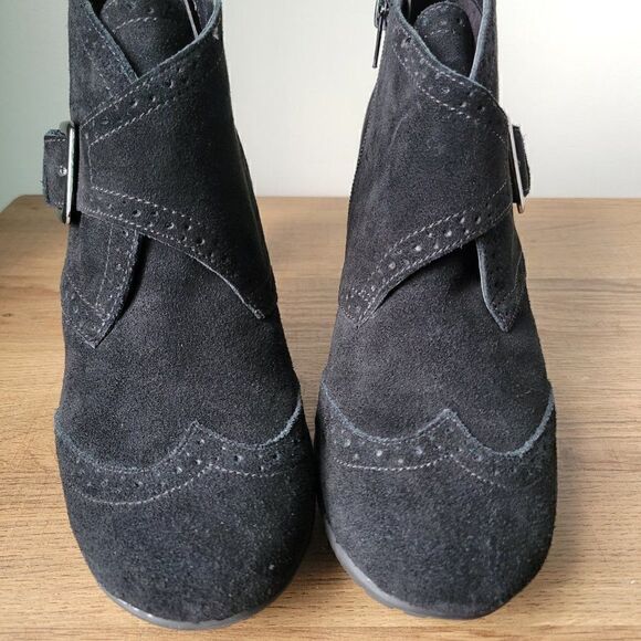 EUC AEROSOLES HEELREST MONK SHOES SHOES GENUINE LEATHER UPPER SIZE 8.5 - Picture 10 of 16